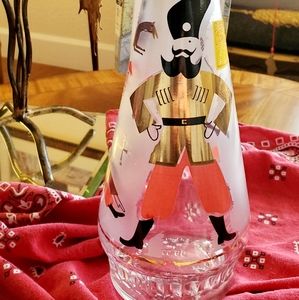 💥Vintage 1950/1960 Vodka Bottle, Dancing Russians